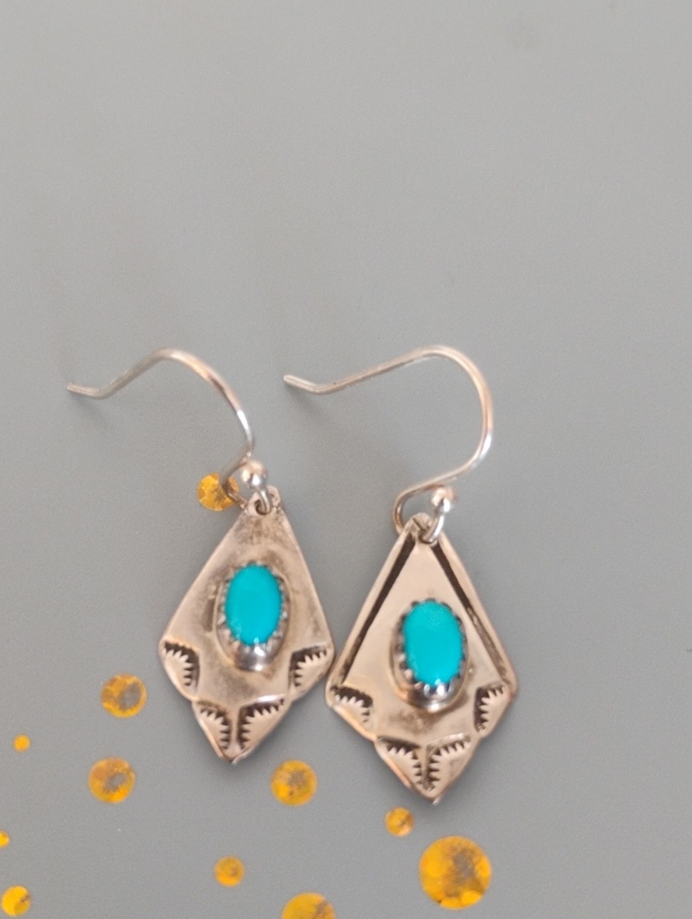 Sleeping Beauty Turquoise Earrings